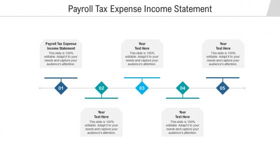 Payroll tax expense income statement ppt powerpoint presentation icon visual aids cpb