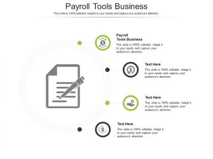 Payroll tools business ppt powerpoint presentation icon templates cpb