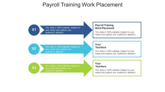 Payroll training work placement ppt powerpoint presentation show designs download cpb