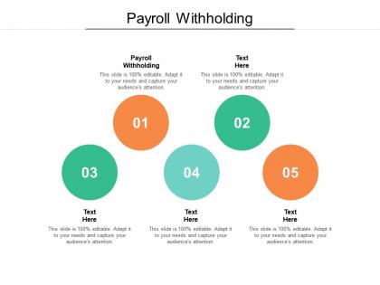 Payroll withholding ppt powerpoint presentation layouts graphics cpb