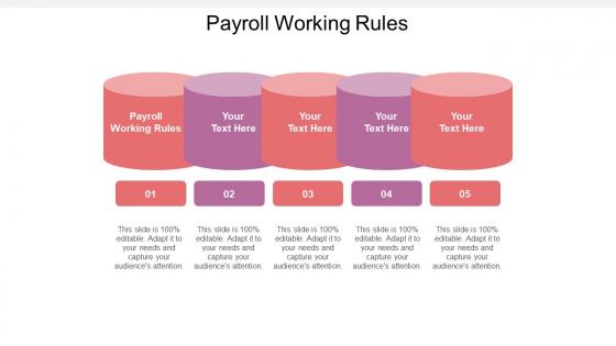 Payroll working rules ppt powerpoint presentation icon cpb