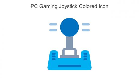 PC Gaming Joystick Colored Icon In Powerpoint Pptx Png And Editable Eps Format
