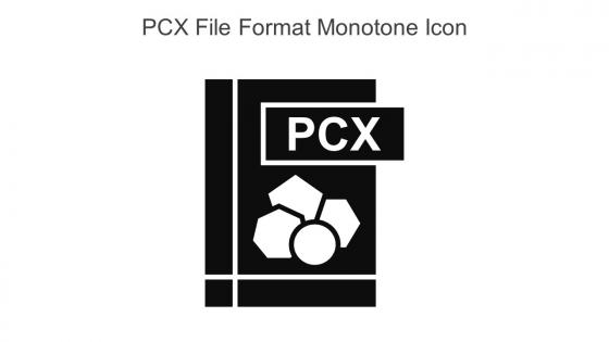 PCX File Format Monotone Icon In Powerpoint Pptx Png And Editable Eps Format