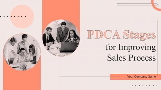 PDCA Stages For Improving Sales Process Powerpoint Presentation Slides