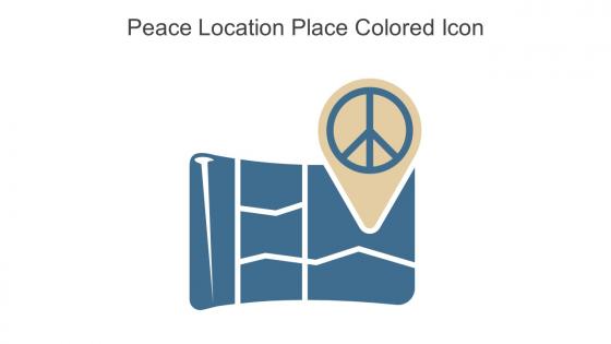 Peace Location Place Colored Icon In Powerpoint Pptx Png And Editable Eps Format