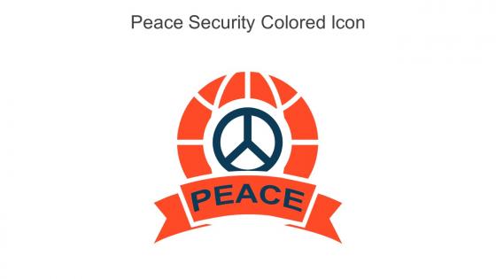 Peace Security Colored Icon In Powerpoint Pptx Png And Editable Eps Format