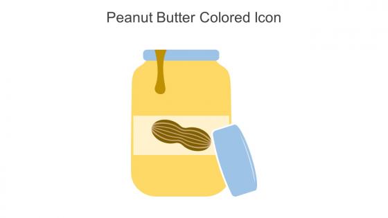 Peanut Butter Colored Icon In Powerpoint Pptx Png And Editable Eps Format
