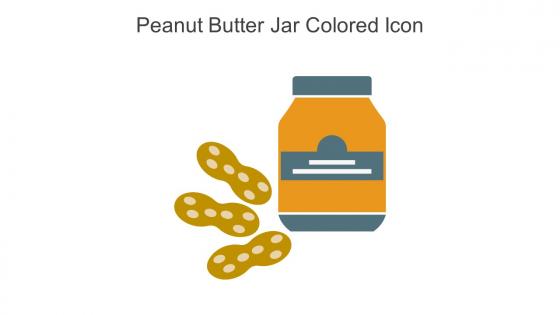 Peanut Butter Jar Colored Icon In Powerpoint Pptx Png And Editable Eps Format