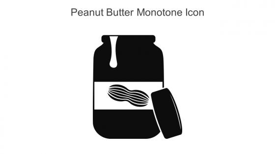Peanut Butter Monotone Icon In Powerpoint Pptx Png And Editable Eps Format