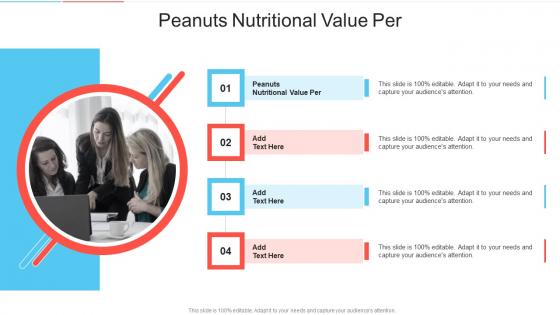 Peanuts Nutritional Value Per In Powerpoint And Google Slides Cpb