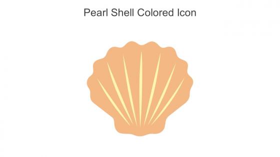 Pearl Shell Colored Icon In Powerpoint Pptx Png And Editable Eps Format