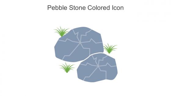 Pebble Stone Colored Icon In Powerpoint Pptx Png And Editable Eps Format