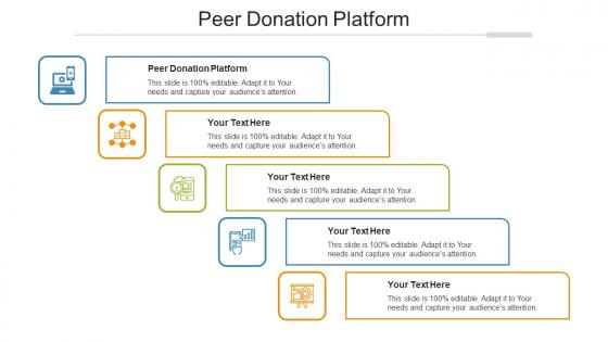 Peer Donation Platform Ppt Powerpoint Presentation Model Professional Cpb