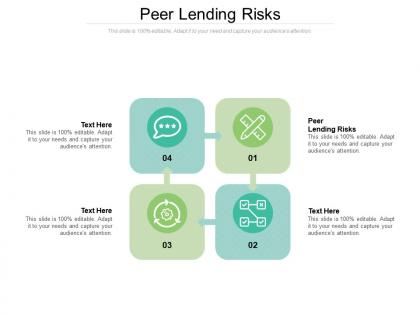 Peer lending risks ppt powerpoint presentation file graphics tutorials cpb