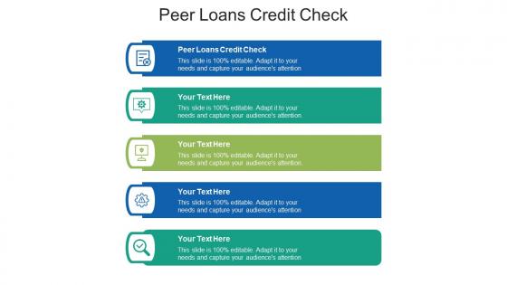 Peer loans credit check ppt powerpoint presentation portfolio slide download cpb