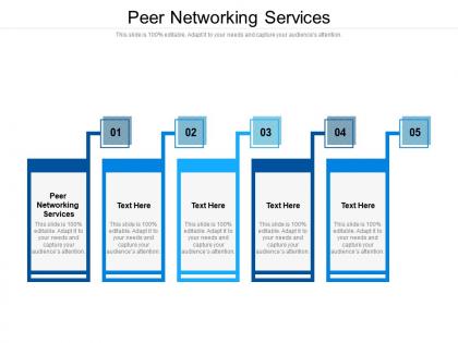 Peer networking services ppt powerpoint presentation inspiration layouts cpb