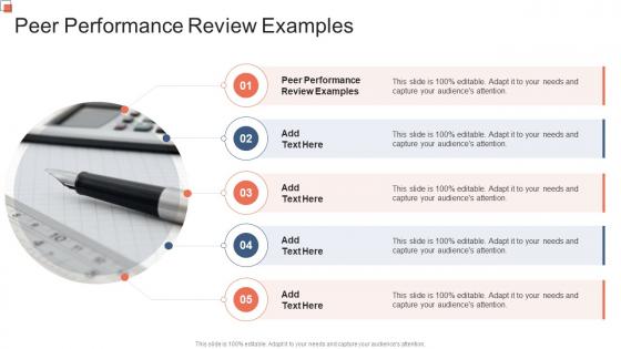 Peer Performance Review Examples In Powerpoint And Google Slides Cpb