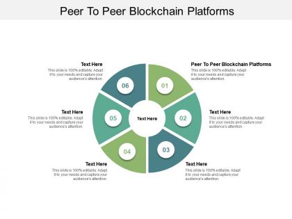 Peer to peer blockchain platforms ppt powerpoint presentation ideas slides cpb