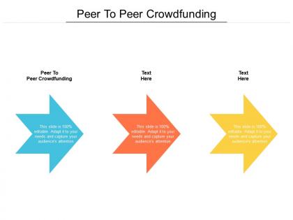 Peer to peer crowdfunding ppt powerpoint presentation gallery portrait cpb