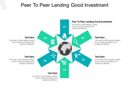 Peer to peer lending good investment ppt powerpoint presentation shapes cpb