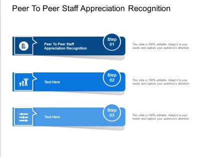 Peer to peer staff appreciation recognition ppt powerpoint presentation layouts show cpb