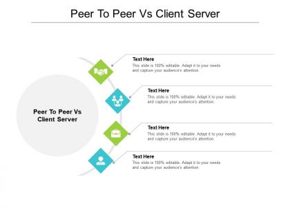 Peer to peer vs client server ppt powerpoint presentation outline show cpb
