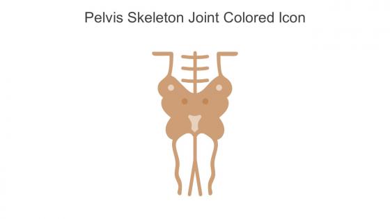Pelvis Skeleton Joint Colored Icon In Powerpoint Pptx Png And Editable Eps Format
