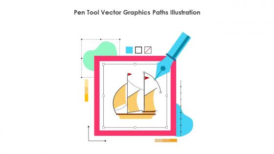 Pen Tool Vector Graphics Paths Illustration