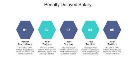 Penalty delayed salary ppt powerpoint presentation styles slide portrait cpb