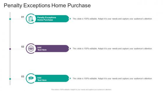 Penalty Exceptions Home Purchase In Powerpoint And Google Slides Cpb