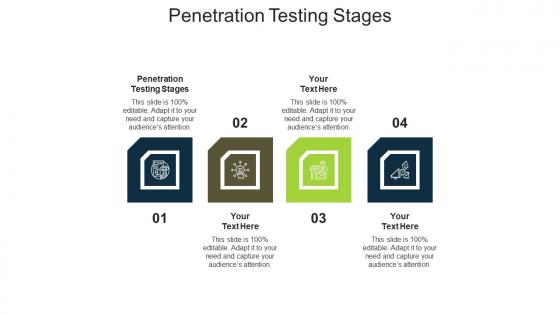 Penetration testing stages ppt powerpoint presentation professional template cpb