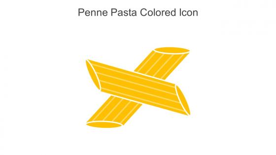 Penne Pasta Colored Icon In Powerpoint Pptx Png And Editable Eps Format