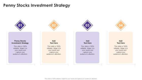 Penny Stocks Investment Strategy In Powerpoint And Google Slides Cpb