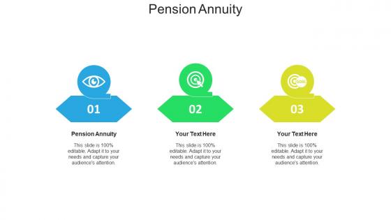 Pension annuity ppt powerpoint presentation file images cpb