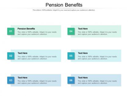 Pension benefits ppt powerpoint presentation model gallery cpb