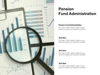 Pension fund administration ppt powerpoint presentation inspiration model cpb