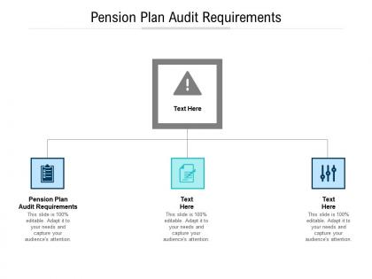 Pension plan audit requirements ppt powerpoint presentation model layout cpb
