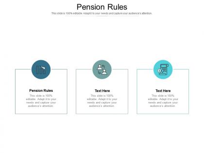 Pension rules ppt powerpoint presentation gallery example file cpb