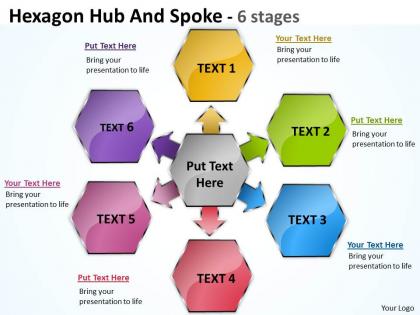 Pentagon hub and spoke 6 stages 21