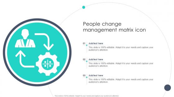 People Change Management Matrix Icon