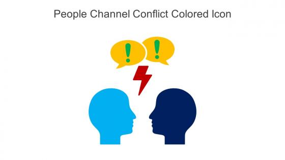 People Channel Conflict Colored Icon In Powerpoint Pptx Png And Editable Eps Format