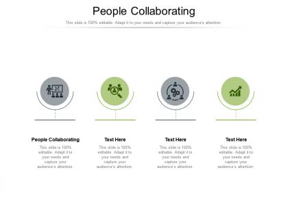 People collaborating ppt powerpoint presentation model objects cpb