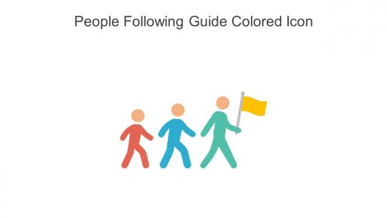 People Following Guide Colored Icon In Powerpoint Pptx Png And Editable Eps Format