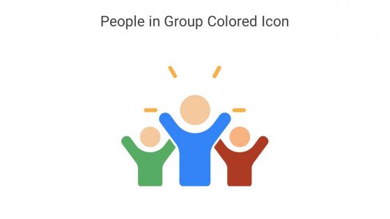 People In Group Colored Icon In Powerpoint Pptx Png And Editable Eps Format