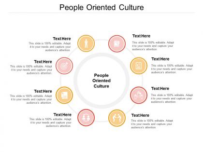 People oriented culture ppt powerpoint presentation show summary cpb