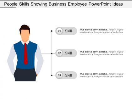 People skills showing business employee powerpoint ideas