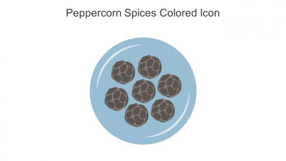 Peppercorn Spices Colored Icon In Powerpoint Pptx Png And Editable Eps Format