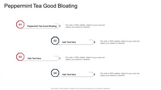 Peppermint Tea Good Bloating In Powerpoint And Google Slides Cpb