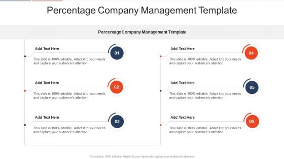 Percentage Company Management Template In Powerpoint And Google Slides Cpb
