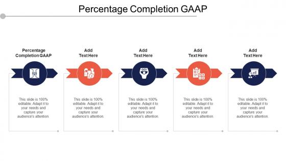 Percentage Completion Gaap Ppt Powerpoint Presentation Ideas Inspiration Cpb